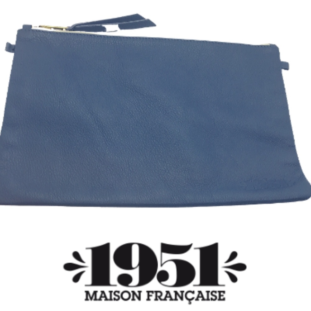 1951 Maison Francaise Light Blue End Clutch Purse